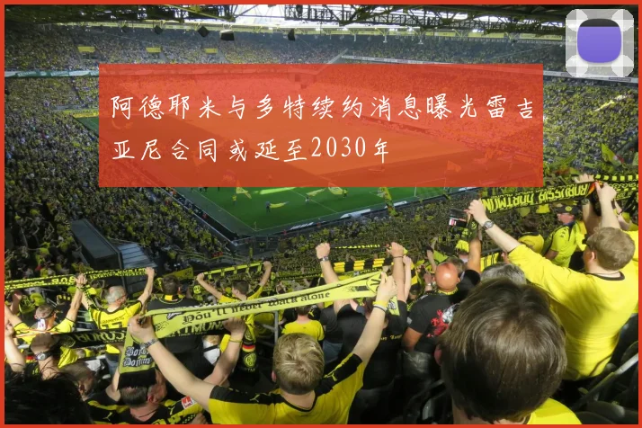 阿德耶米与多特续约消息曝光雷吉亚尼合同或延至2030年